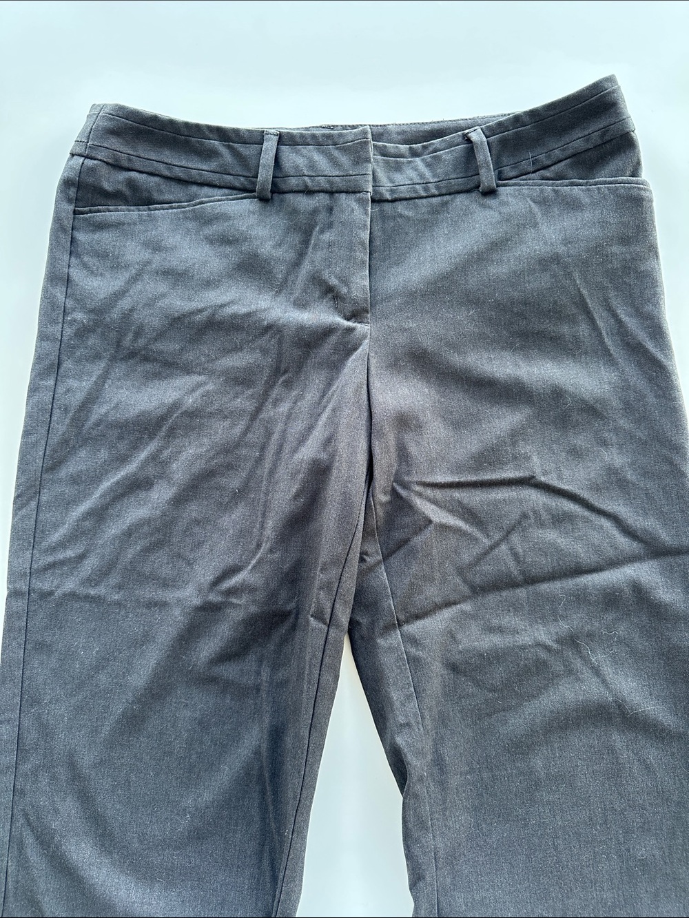 Low-rise bootcut office pants